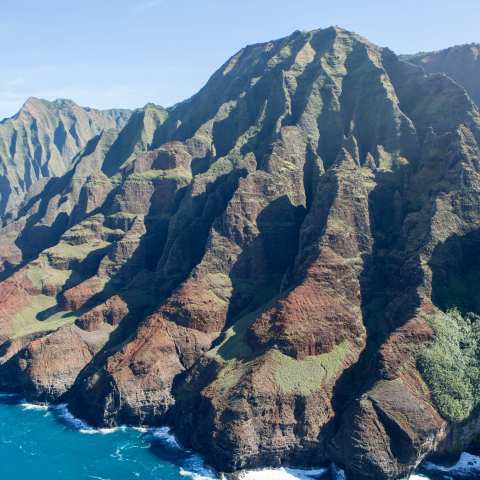 Napali Coast Helicopter View