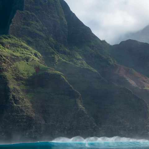 Surfing Napali Coast